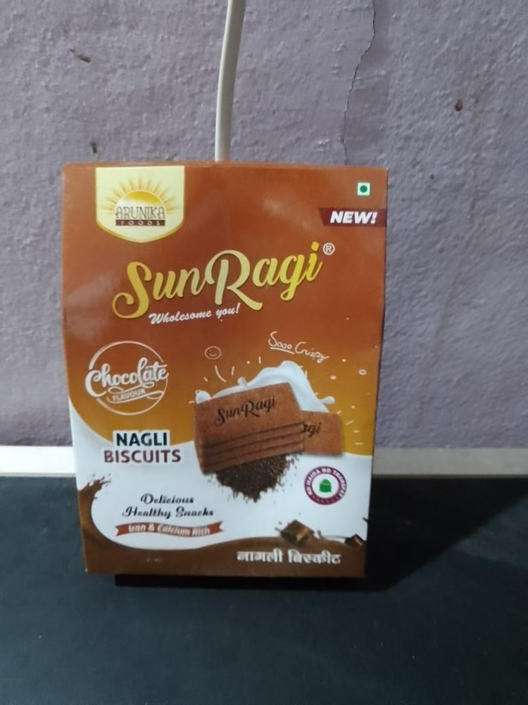 Sun Ragi Nagli Chocolate Biscuit, Packaging Size: 150 G img