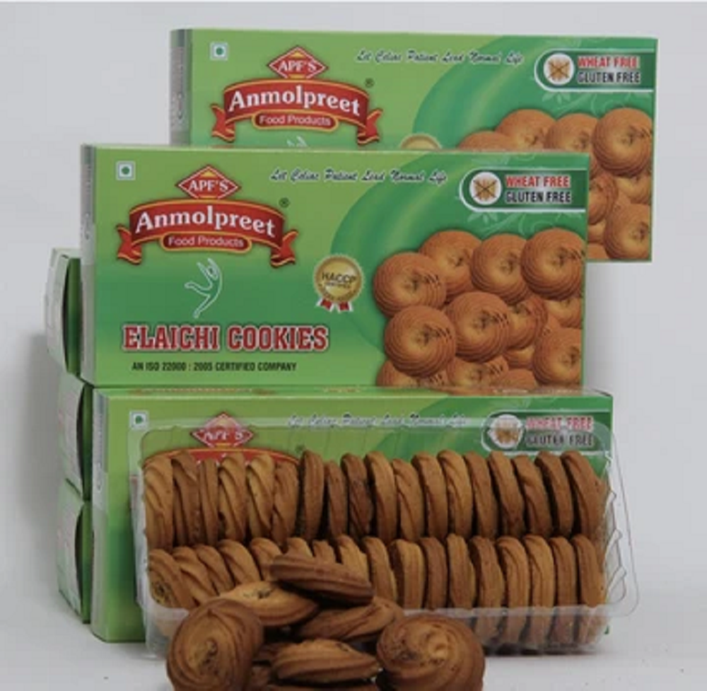 Gluten Wheat Free Elaichi Cookies