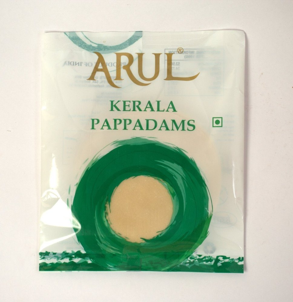 Arul, ARUL KERALA PAPPADAMS, Packaging Size: 100 Gms