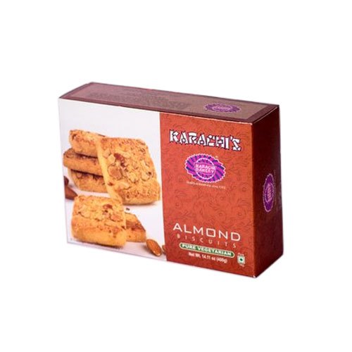 Karachis Almond Crispy Biscuit, Packaging Type: Box, Packaging Size: 400 G img