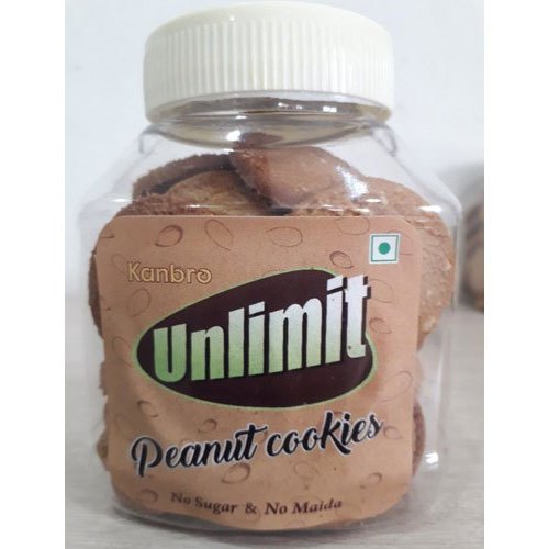 Kanbro Unlimit Peanut Cookies - No Maida And No Sugar - Millet Cookies, Packaging Size: 150G