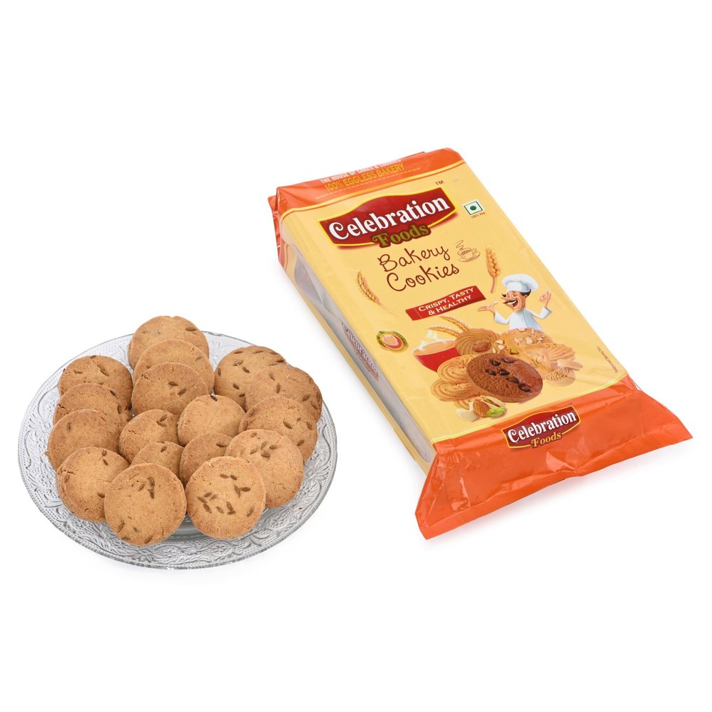 Eggless Store In Cool And Dry Place Jeera Bakery Cookies, Packaging Size: 100gm