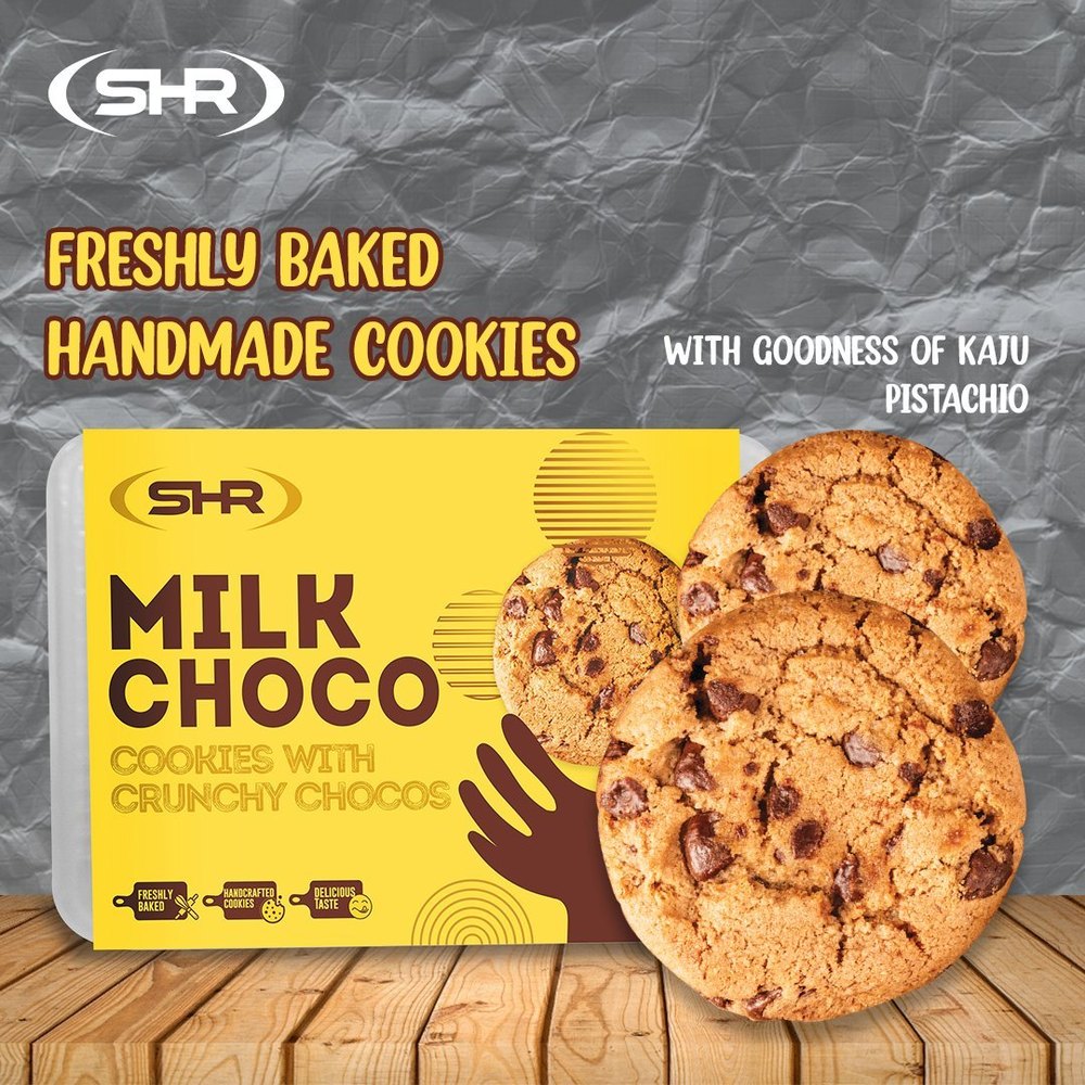 SHR Milk Choco Cookies, Packaging Size: 24