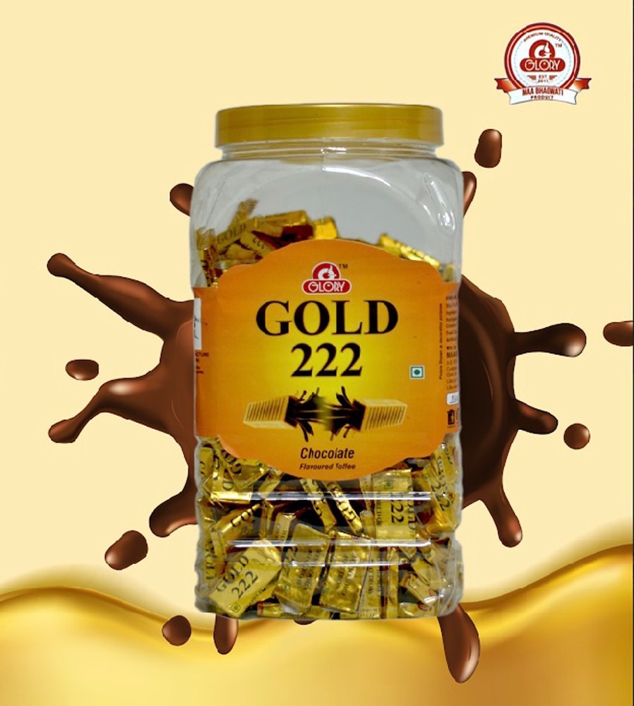Chocolate Rectangular Gold 222 Toffee, Packaging Type: Plastic Jar