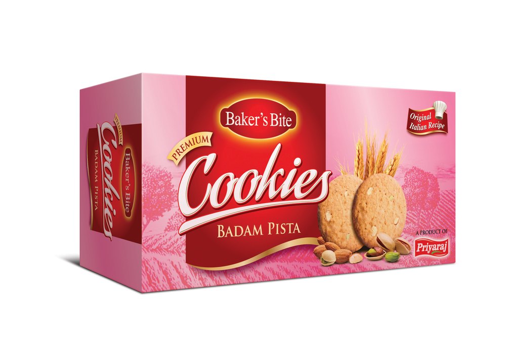 Baker\'s Bite Badam Pista Cookies