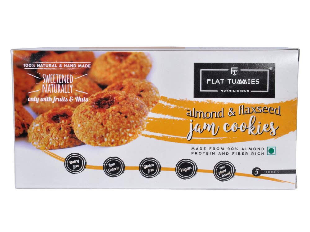 Flat Tummies - flaxseed jam cookies - 70g