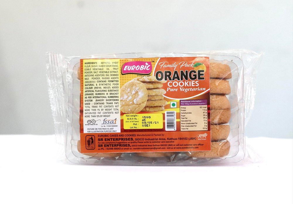 Eurobic 200g Orange Cookies