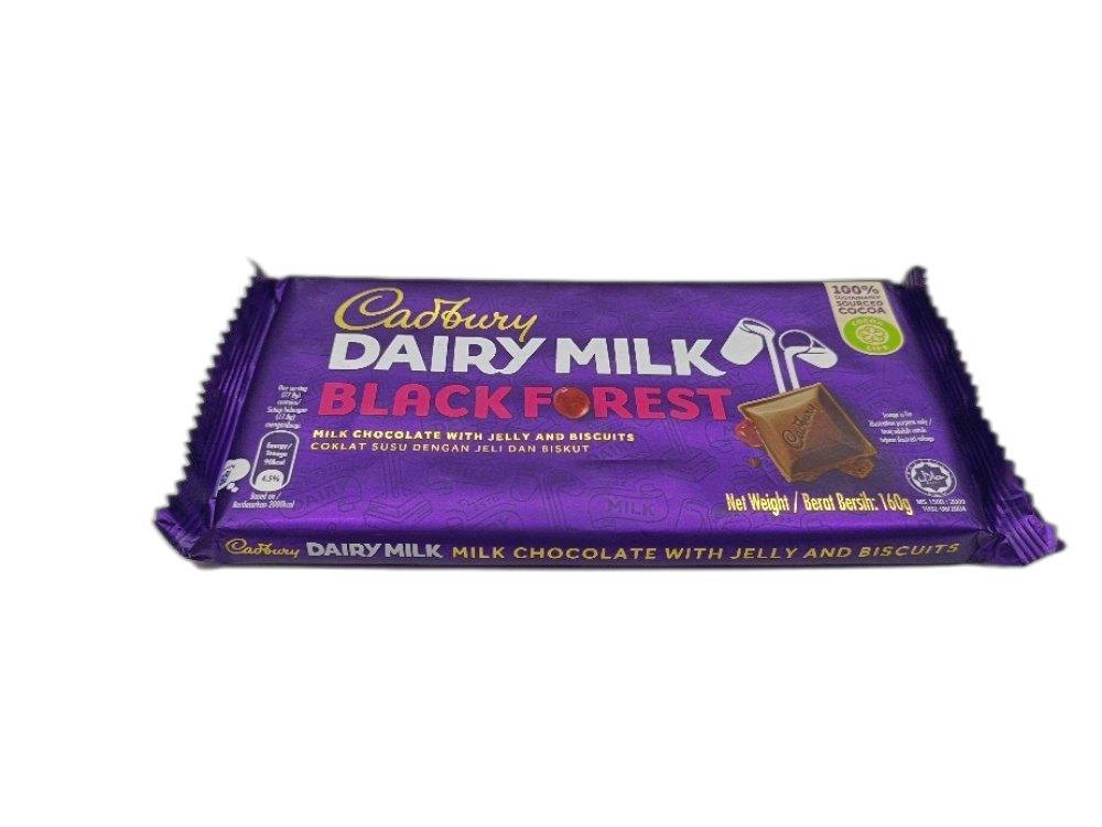 Cadbury Dairy Milk Black Forest Chocolate, Packaging Type: Packet, 165 G