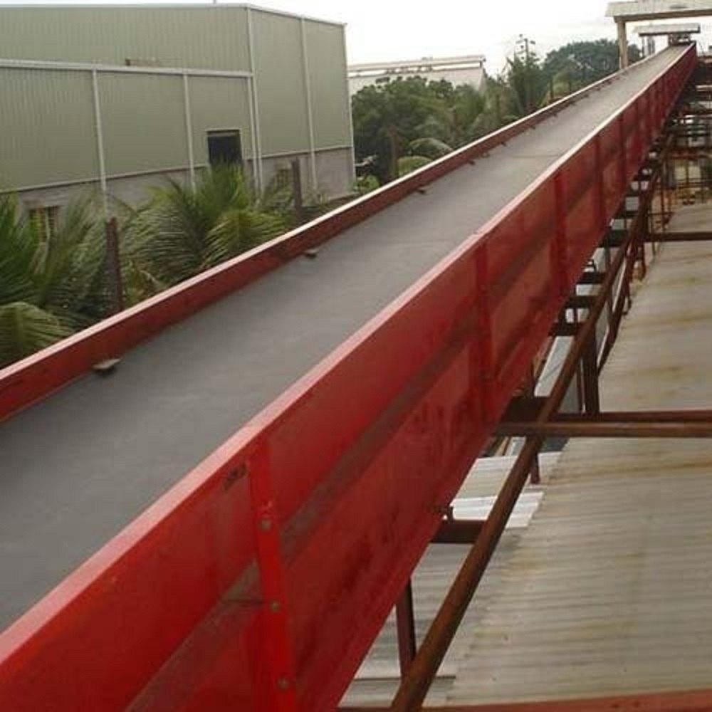Mild Steel Belt Conveyor, Capacity: 100Kg Per Feet img