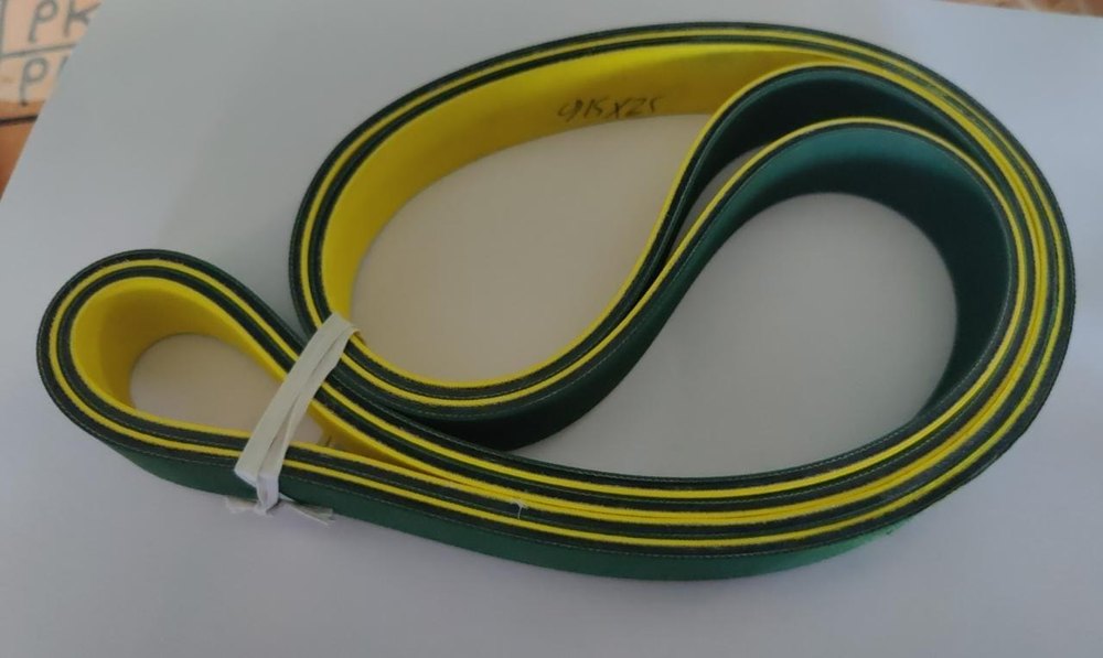 Green Nylon Conveyor Belt, Belt Width: 100 mm, Belt Thickness: 10 mm