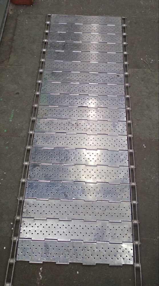 Mesh SS Slat Chain Conveyor Belt, Weight: Around 5kg, Thickness: 1.6mm And Above