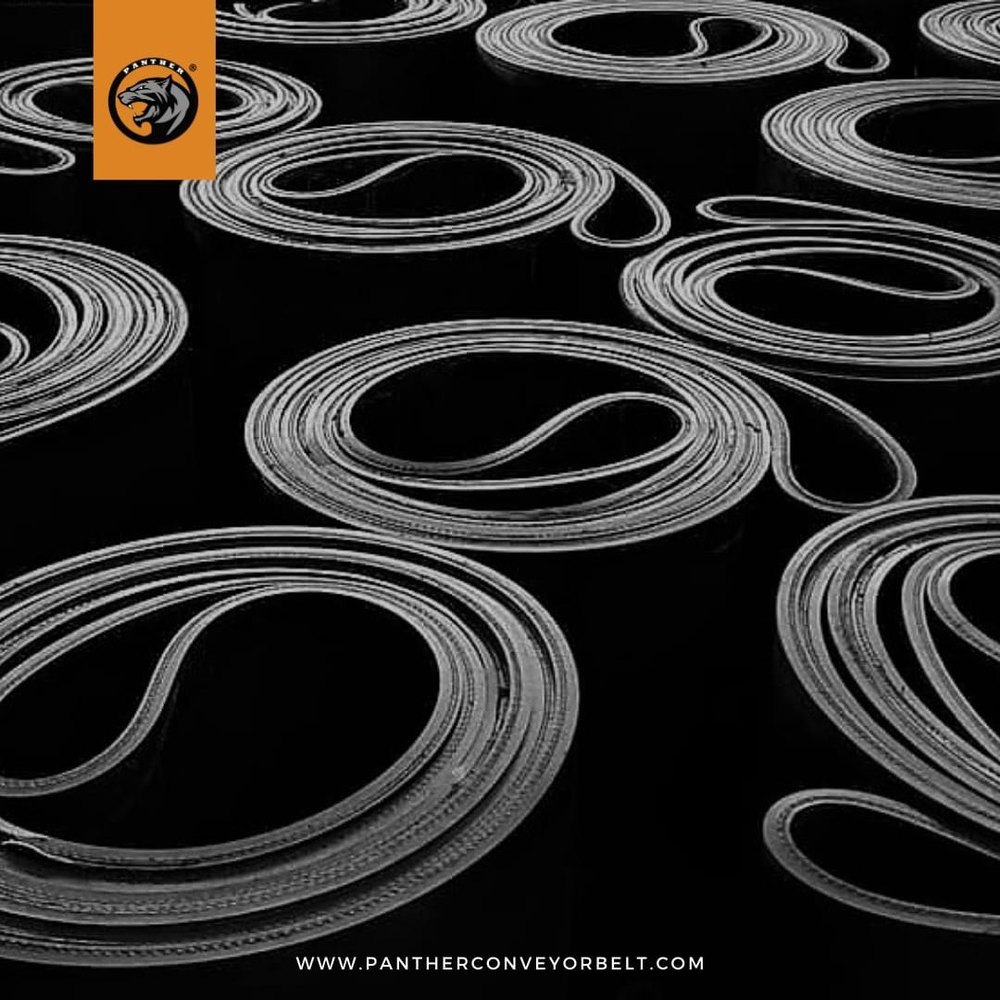 Black Rubber Endless Conveyor Belt, Belt Width: 2000mm