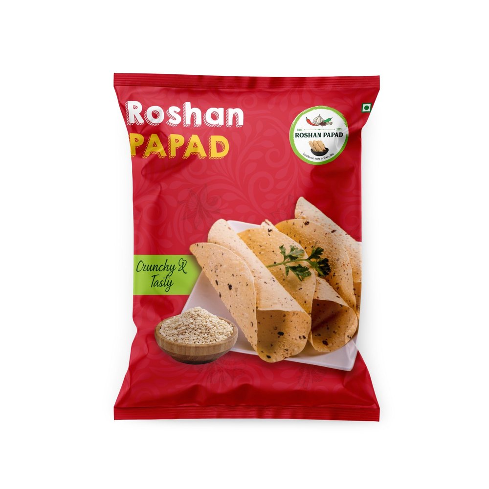 Urad Handmade Plain Papad, Size: 5 & 7 Inch