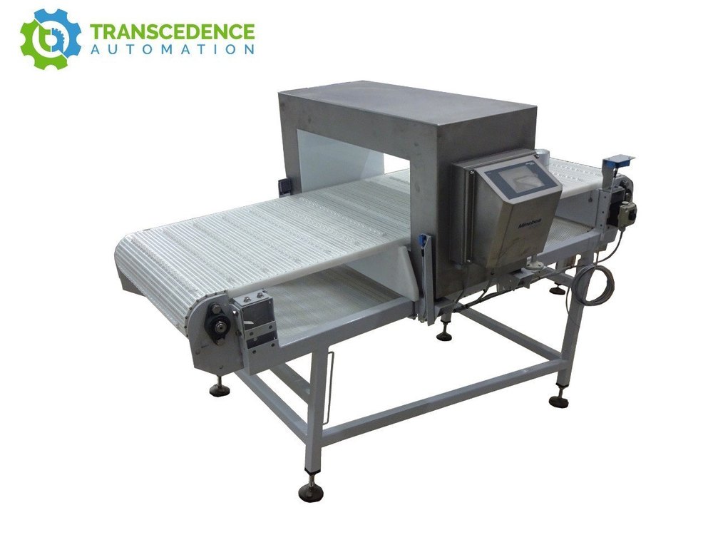Transcedence Automation Mild Steel Metal Detector Conveyor System, For Industrial