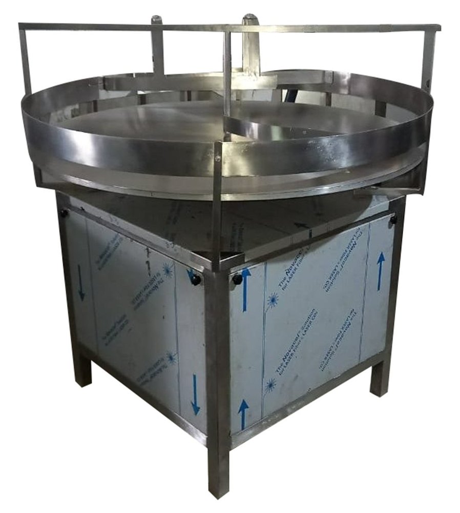 Stainlees steel stainless steel Packing Conveyor Turntable img