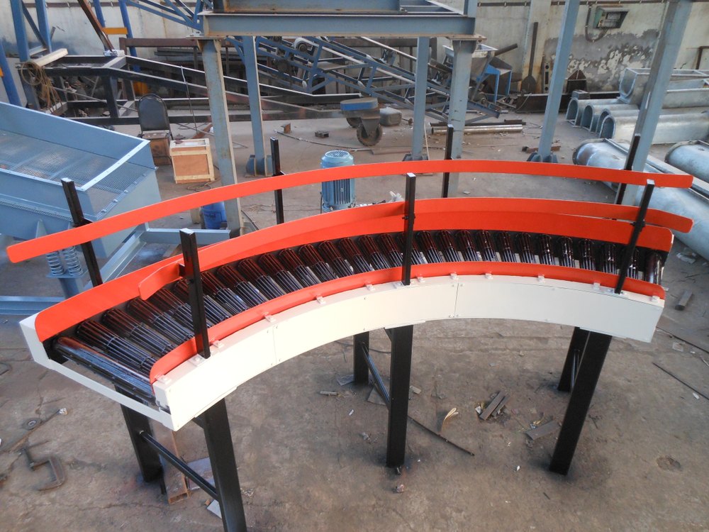 Mild Steel Carbon Steel Turntable Conveyor img
