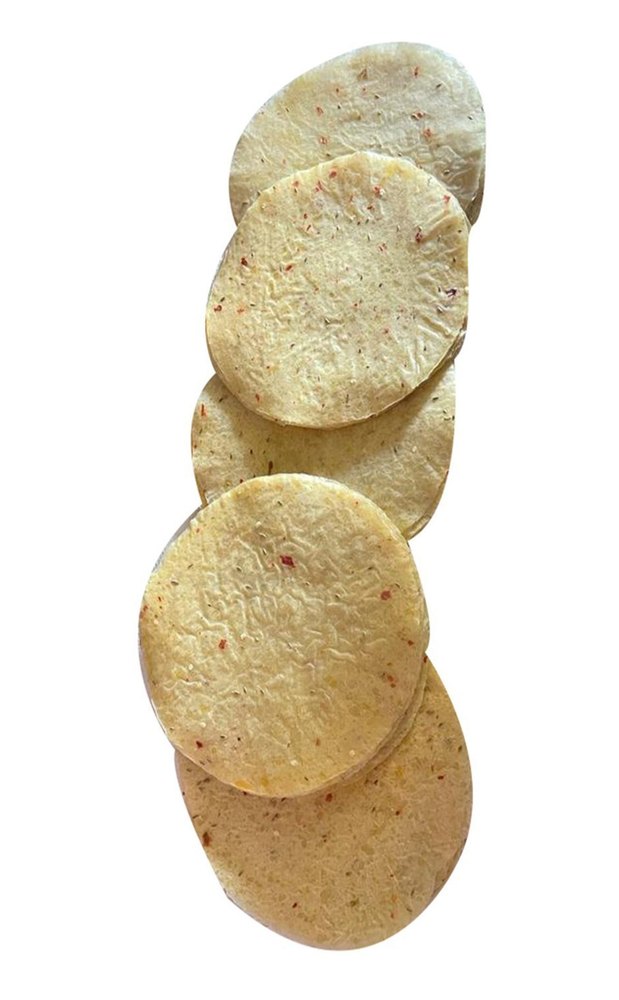 Salty Potato Plain Senda Namak Papad 1 Kg, Size: Medium