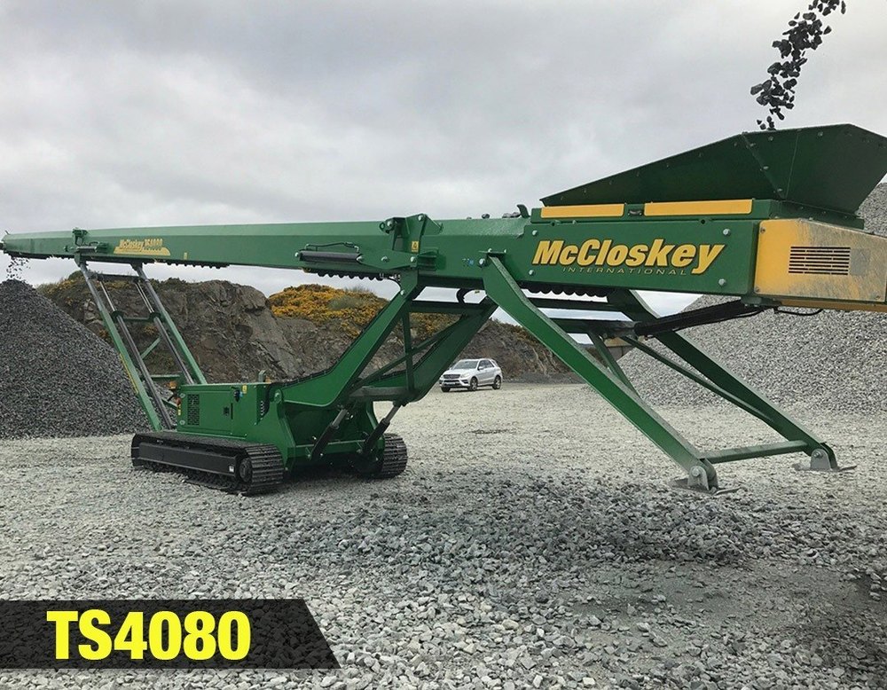 Mccloskey Tracked Stacker Conveyor, For Quarrying, Material Handling Capacity: 400tph img