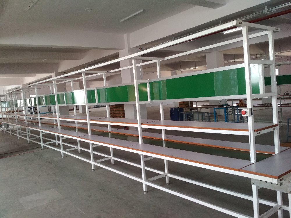 Belt Conveyer Pvc Assembly Line Conveyor