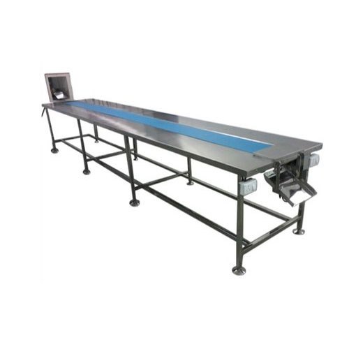 PASSION Stainless Steel Packing Belt Conveyor, For Pharma, Material Handling Capacity: 200 KG To 500 KG