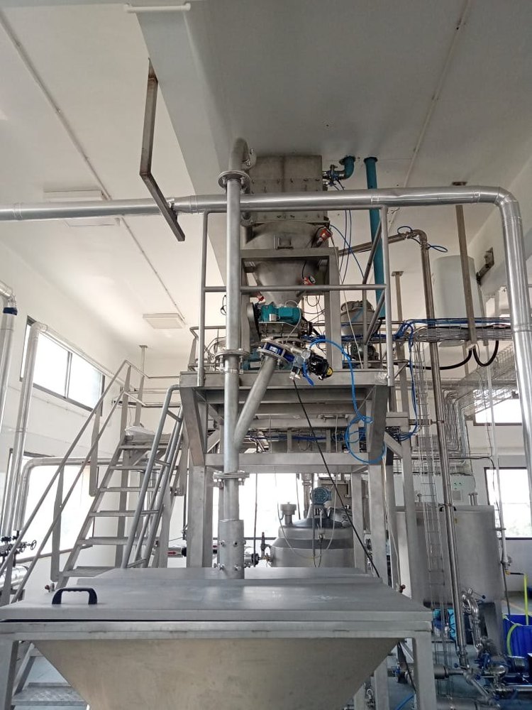 Stainless Steel Powder Transfer System, Capacity: 10 -2000 kg/Hr