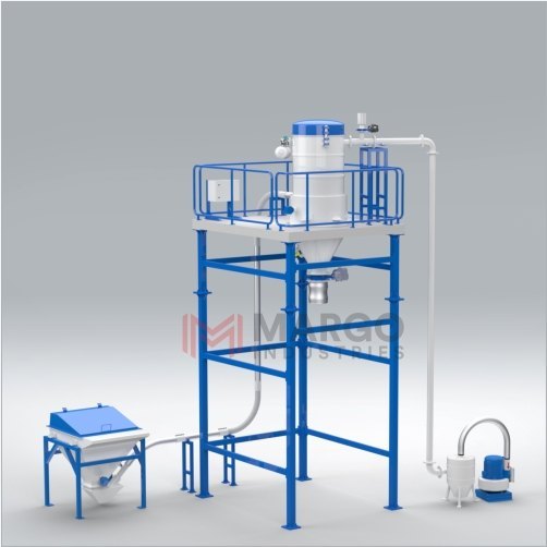 SS 304 MS Pneumatic Transfer System, 15 hp, Capacity: 600 Ltr img