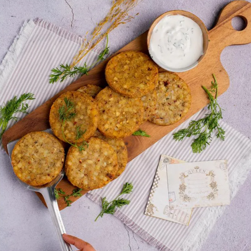 Indie Delights Herb Potato Patty, For Fry-n-serve img