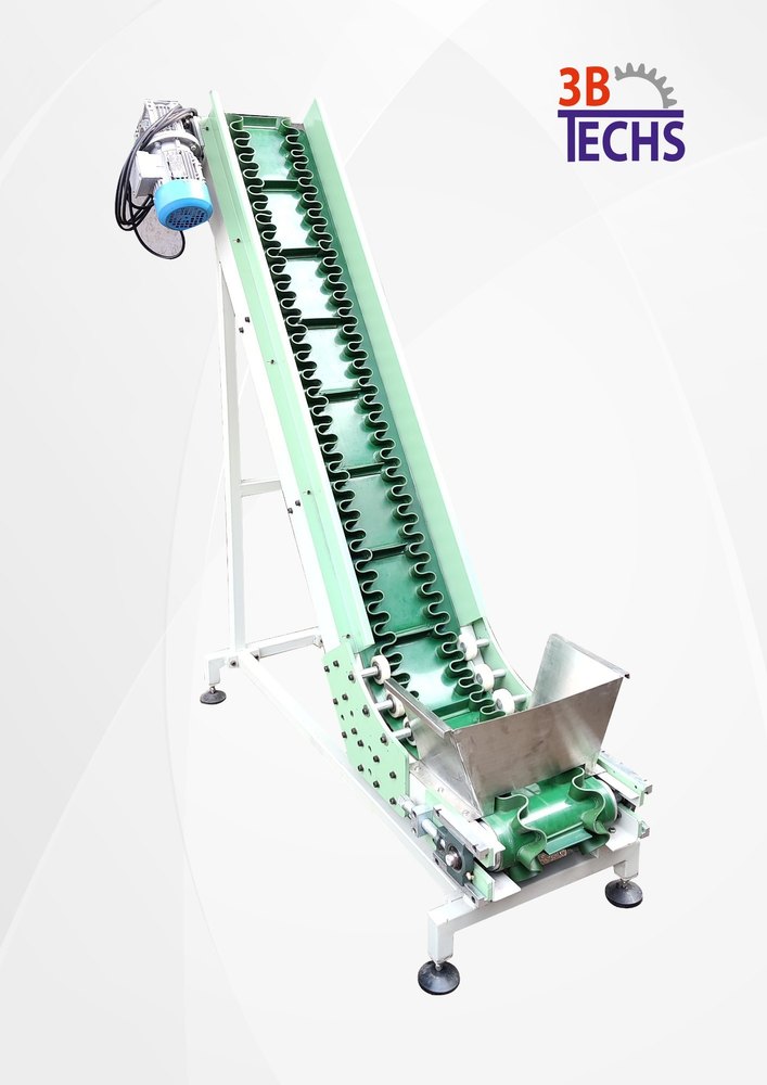 3 Meters Steel Industrial Packing Conveyor, Capacity: 250kg Per Hour