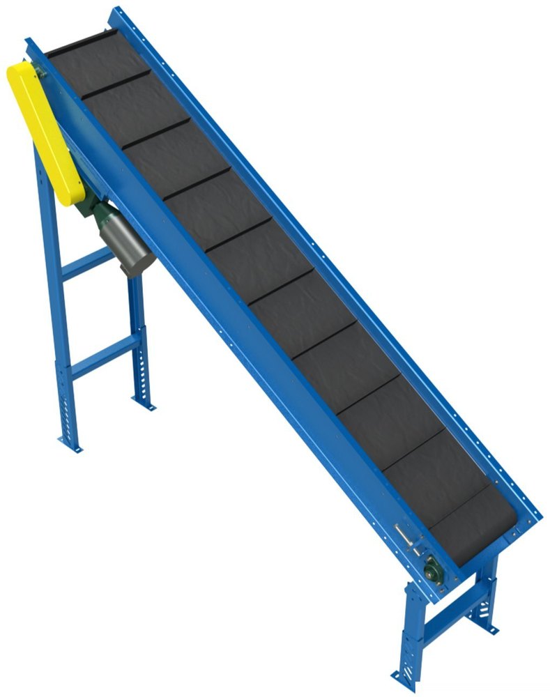 Mild Steel Belt Scraper Conveyor, Capacity: 100-150 kg per feet