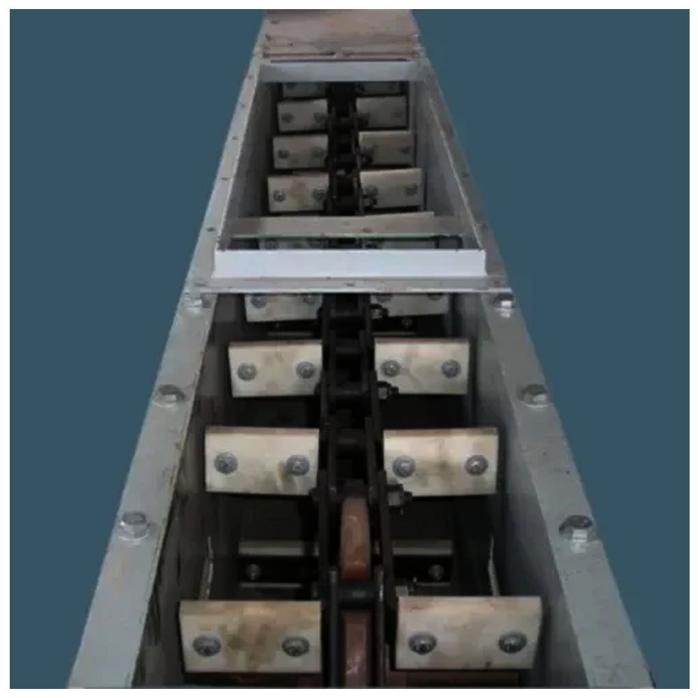 Mild Steel Scraper Chain Conveyor, Capacity: 100 Kg/Feet