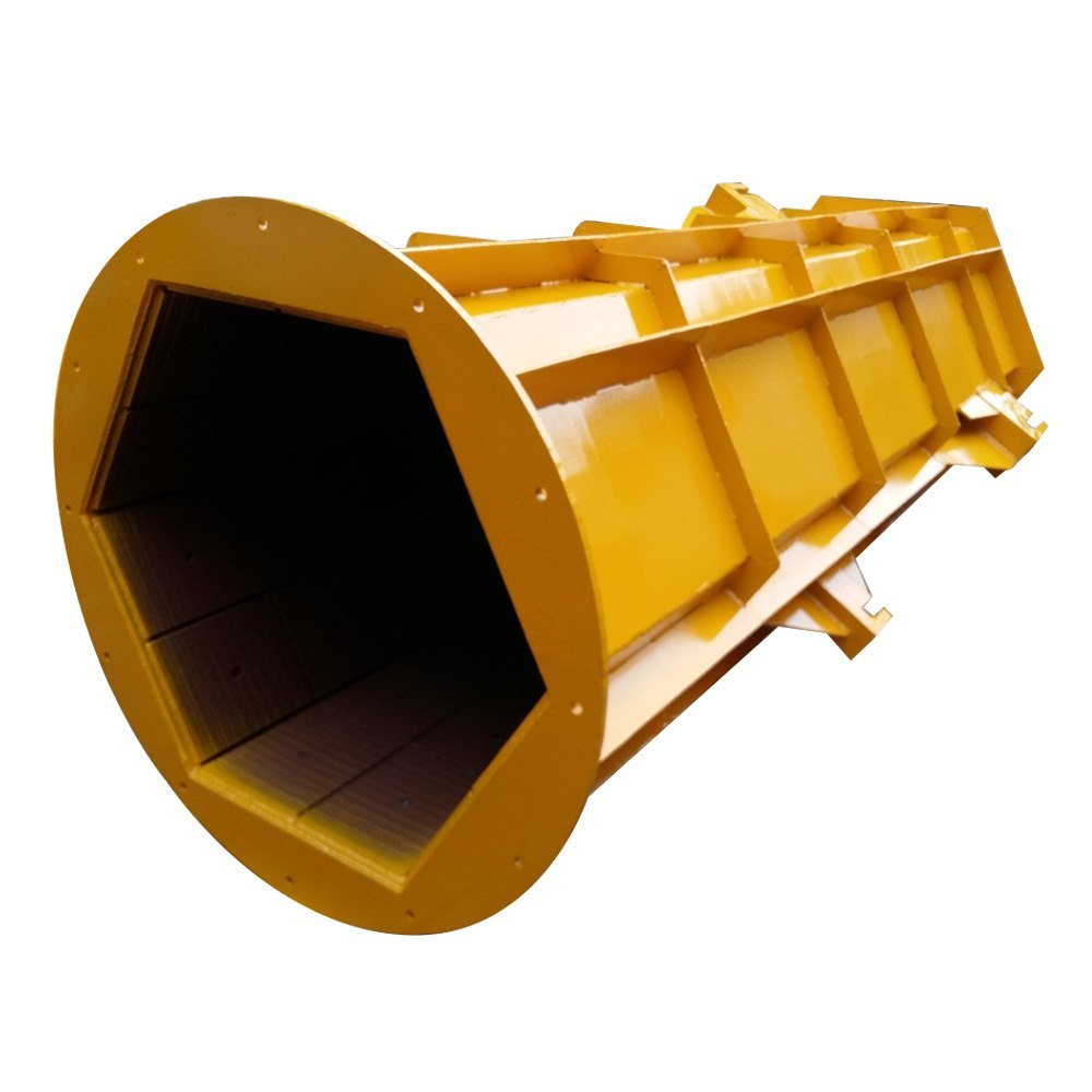 Mild Steel Industrial Chute, For Handling Bulk Material, Capacity: 100 kg per feet