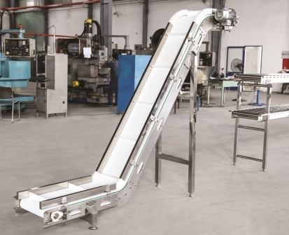 Z Type Belt Conveyor, Capacity: 110 kg/Feet img