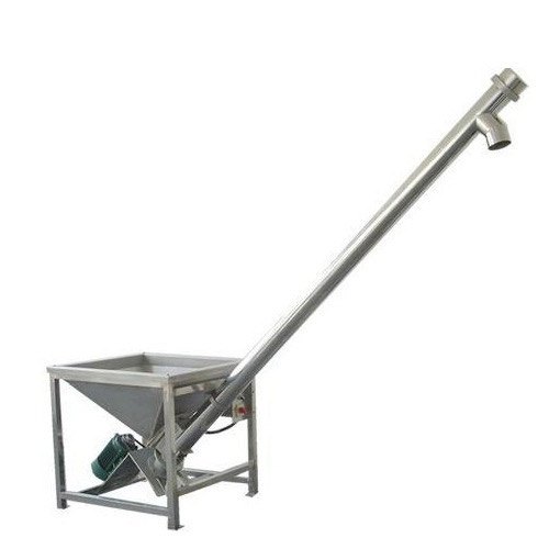 250 Mm Vertical Inclined Screw Conveyor, Capacity: 500 - 800 Kg, 380 V