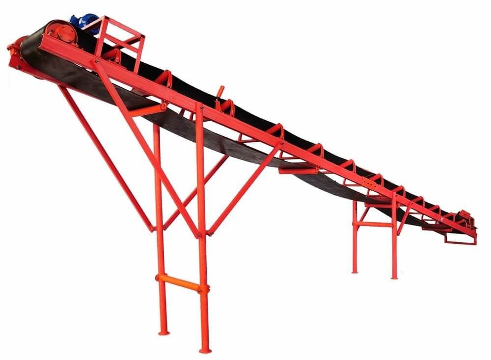 Raj Eng Trough Type Incline Conveyor, Capacity: 10kg Per Feet img