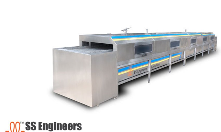 Stainless Steel Double Door Carbon Dioxide Tunnel Freezer, Capacity: 1000 L, 440