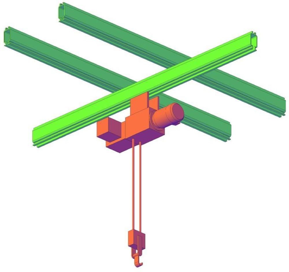 Upto 250 KGS Steel Overhead Trolley Conveyors, Material Tranfer, Automation Grade: Semi-automatic