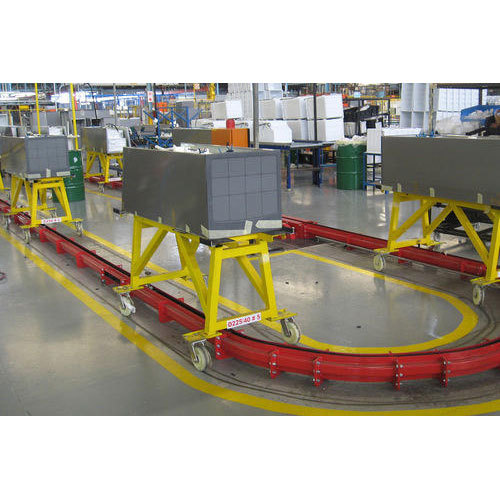 Trolley Conveyor, Capacity: 50-100 Kg Per Feet img