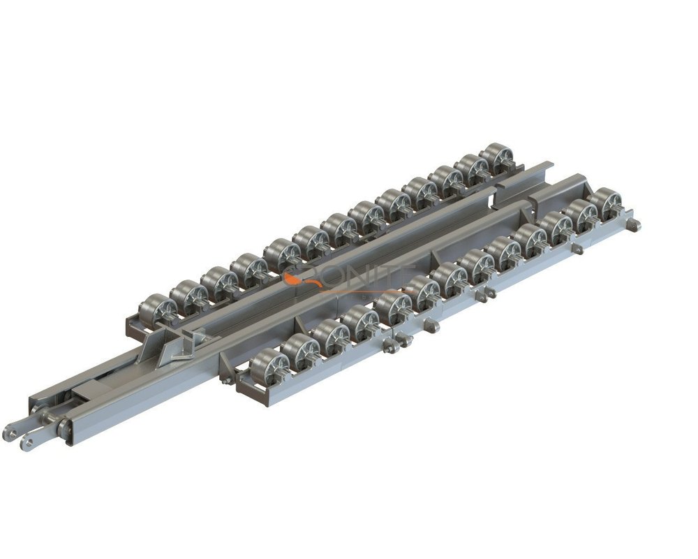 Gas Fix Rail Rollers for Heat treatment furnace, Material Loading Capacity (T): 3 Ton
