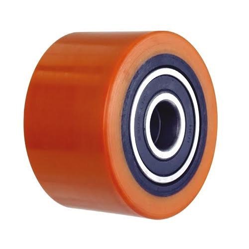Orange 3 Inch Polyurethane Step Roller Wheel