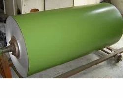 Mild Steel Teflon Coating Roller, Roller Surface: Natural Rubber