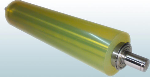 Green And Yellow PU Rubber Roller
