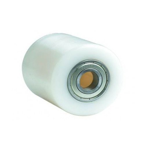 White UHMW Roller, For Trolley, Size: 82x70 Mm