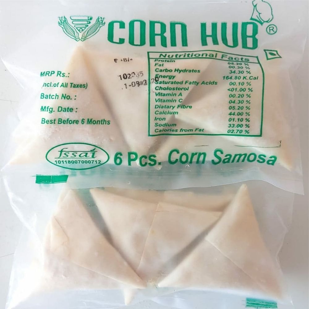 Frozen Corn Samosa, A Grade