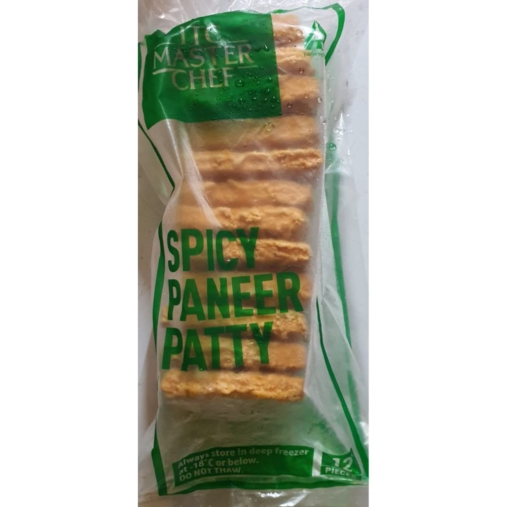 Frozen Spicy Paneer Patty