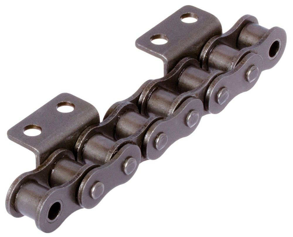 25.40 - 101.60 mm Double Pitch Attachment Chain