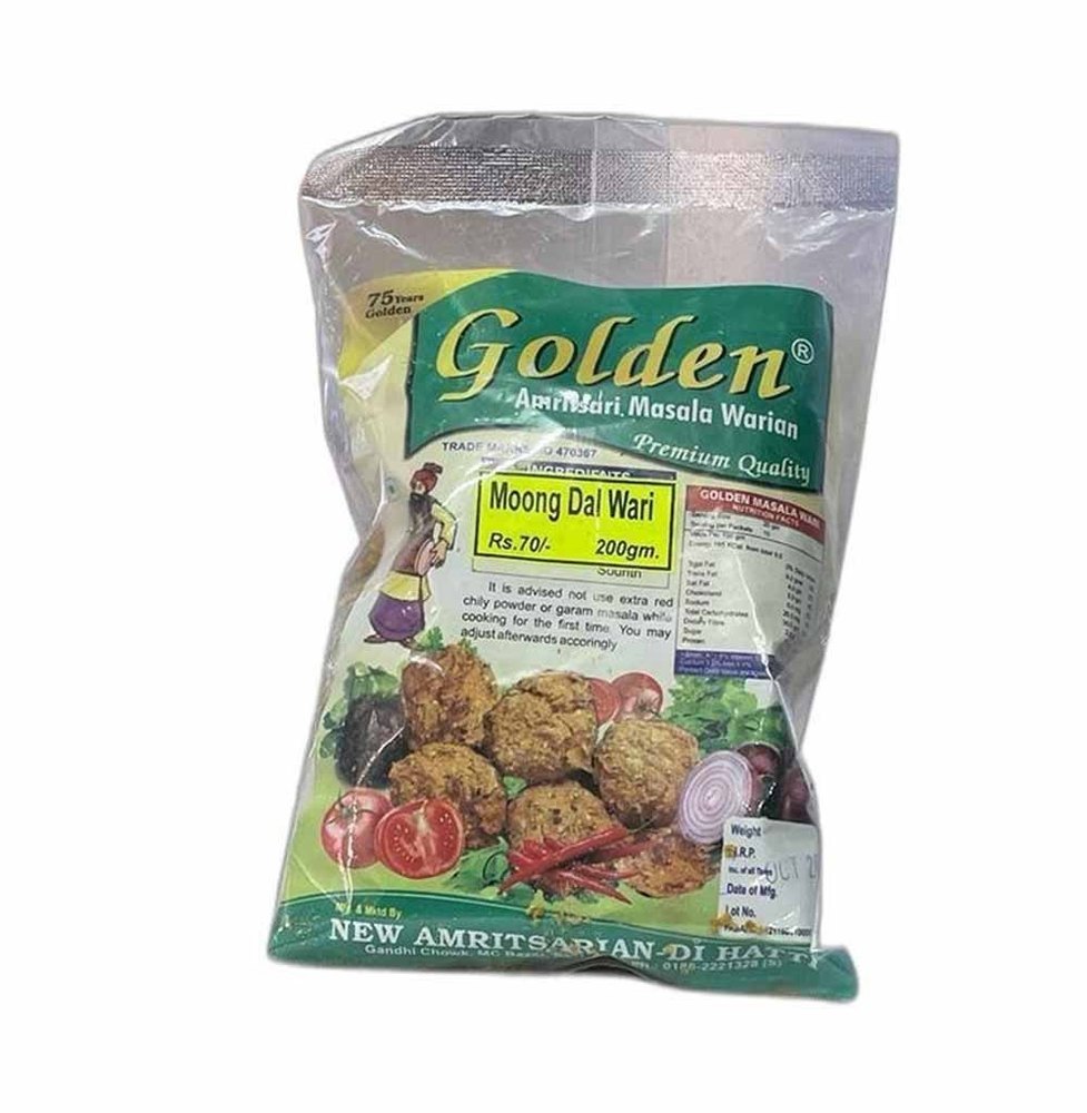 Golden Amritsari Mong Dal Warian, Packaging Size: 200g img