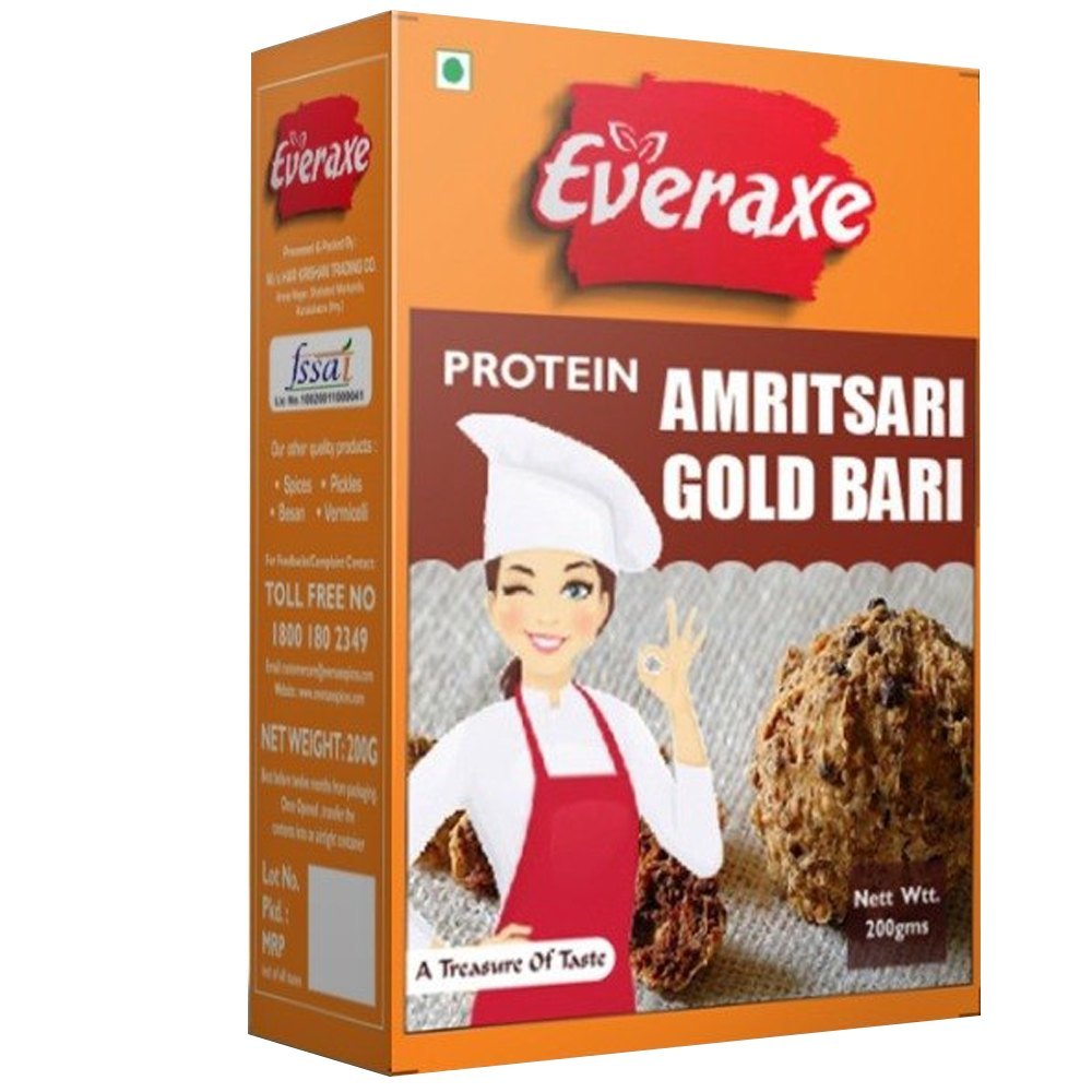 Everaxe Rectangular 200gm Amritsari Gold Bari