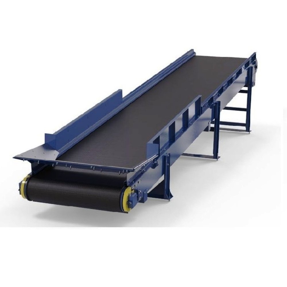 Inclined Belt Conveyor, Capacity: 50 Kg/Feet img