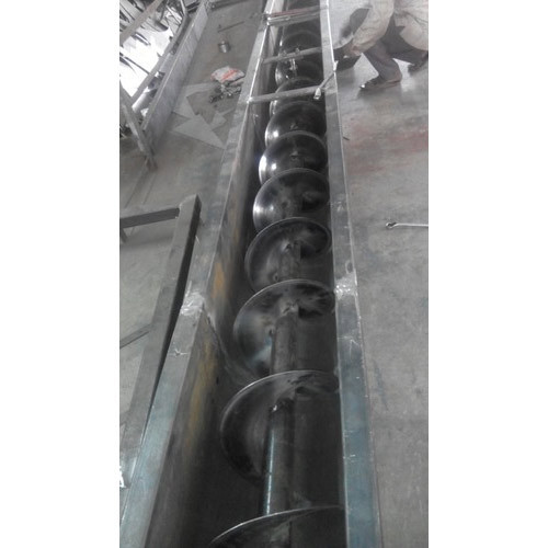 Sigma Stainless Steel SS Screw Conveyor System, Capacity: 200 BPH
