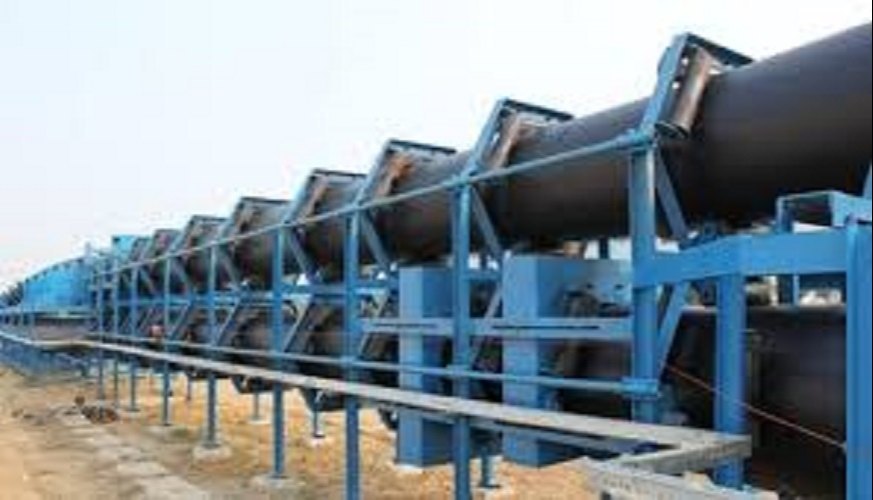 Mnt Industries 8 Inch Tubular Conveyor, Capacity: 1 Ton, 220-240 Volt